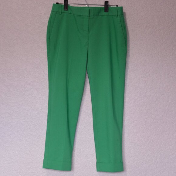 Womens Express Green Editor Dress Pants - Picture 1 of 4